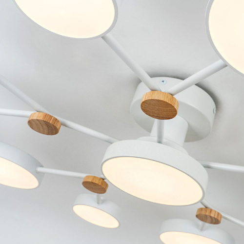 Потолочная люстра LED4U L3201-960 WT изображение в интернет-магазине Cramer Light фото 6