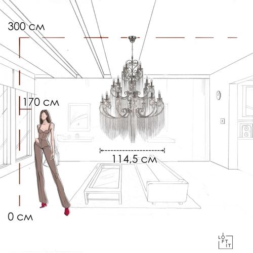 Подвесная люстра Loft IT Wonderland 10405/24 изображение в интернет-магазине Cramer Light фото 6