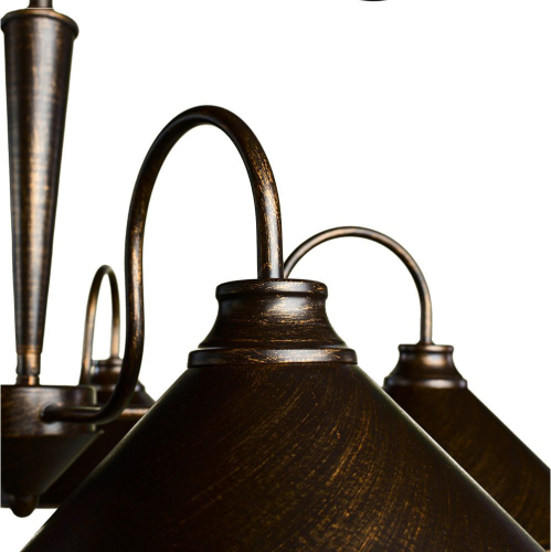 Подвесная люстра Arte Lamp Cone A9330LM-5BR изображение в интернет-магазине Cramer Light фото 2