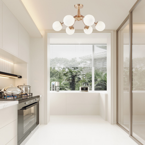Потолочная люстра Arte Milano Napoli 338654/6 FGD изображение в интернет-магазине Cramer Light фото 3