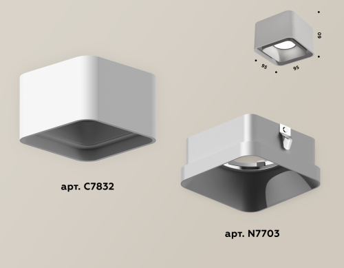 Накладной светильник Ambrella Light Techno XS7832003 (C7832, N7703) изображение в интернет-магазине Cramer Light фото 3