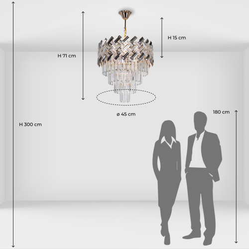 Подвесная люстра De Markt Бриз 111016206 изображение в интернет-магазине Cramer Light фото 11