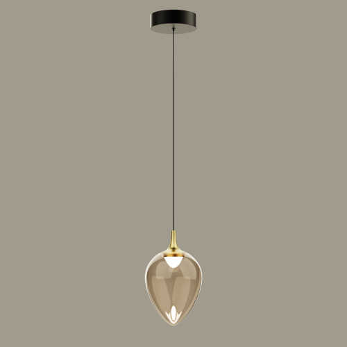 Подвесной светильник Delight Collection MD24001012-1A brass/champagne изображение в интернет-магазине Cramer Light