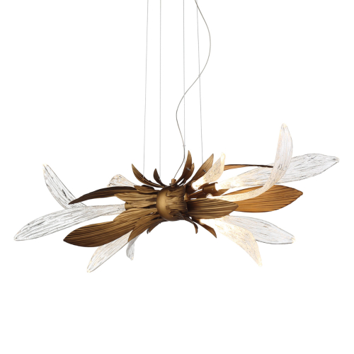 Подвесная люстра Delight Collection RP168416-11 bronze/clear изображение в интернет-магазине Cramer Light