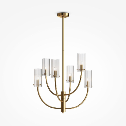 Люстра на штанге Maytoni Arco MOD223PL-06BS изображение в интернет-магазине Cramer Light фото 3