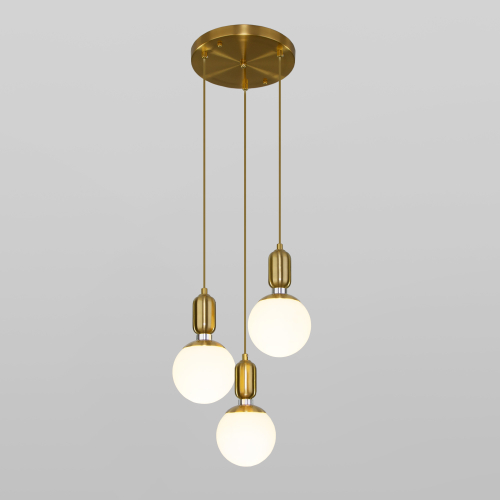Подвесной светильник Eurosvet Bubble 50151/3 латунь изображение в интернет-магазине Cramer Light фото 2