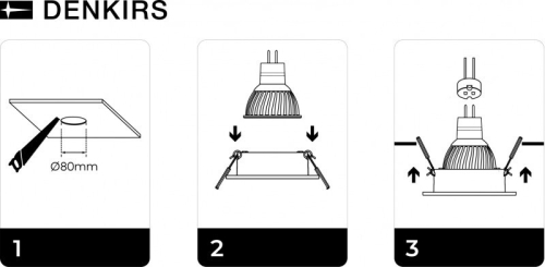 Встраиваемый светильник Denkirs DK3020-WH изображение в интернет-магазине Cramer Light фото 18