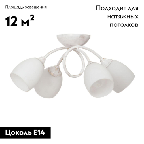 Потолочная люстра Vitaluce V3181/4PL изображение в интернет-магазине Cramer Light фото 2