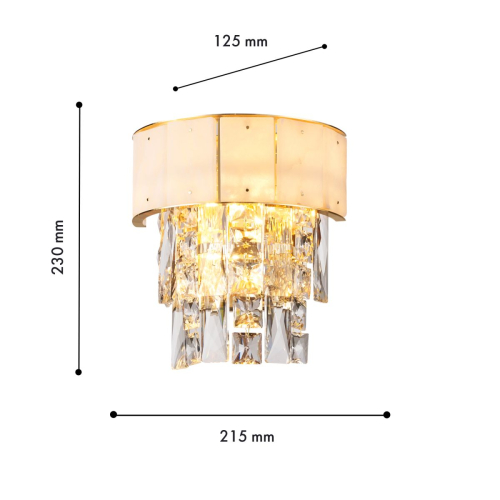 Настенный светильник Favourite Raffinato 4783-2W изображение в интернет-магазине Cramer Light фото 5