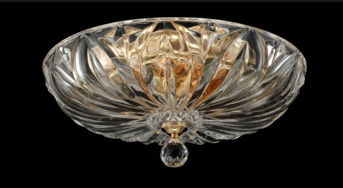 Потолочный светильник Crystal Lux Denis D400 gold изображение в интернет-магазине Cramer Light фото 2
