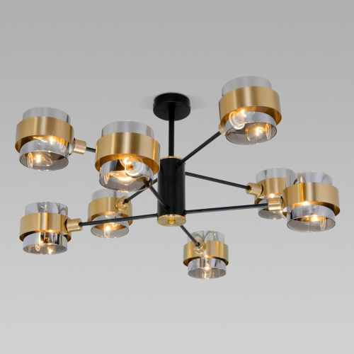 Потолочная люстра Eurosvet Arcada 70127/8 черный изображение в интернет-магазине Cramer Light фото 3