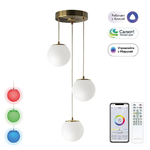 Подвесной светильник Citilux Адам смарт CL228A033 изображение в интернет-магазине Cramer Light