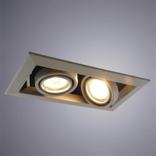 Встраиваемый светильник Arte Lamp Cardani Piccolo A5941PL-2GY изображение в интернет-магазине Cramer Light фото 3