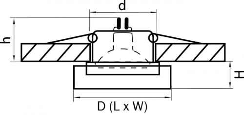 Встраиваемый светильник Lightstar Lui Mini 006140 изображение в интернет-магазине Cramer Light фото 4