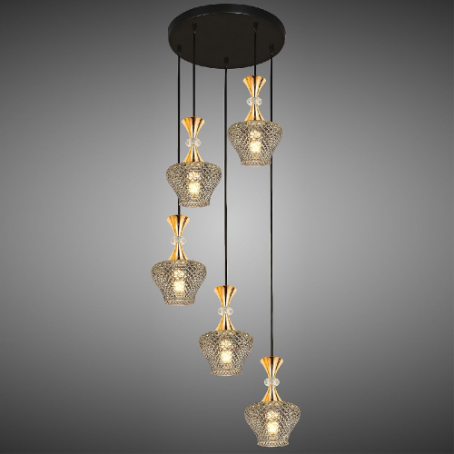 Подвесная люстра Reluce 09004-0.9-05 SMOKE изображение в интернет-магазине Cramer Light фото 3