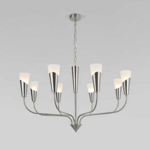 Подвесная люстра Eurosvet 60167/8 никель Smart a068285 изображение в интернет-магазине Cramer Light