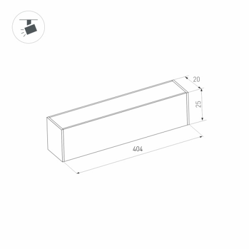 Трековый светильник Arlight MAG-25 032828 изображение в интернет-магазине Cramer Light фото 2