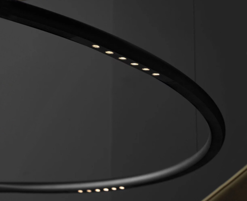 Подвесная люстра Italline IT013-6022 black 3000K изображение в интернет-магазине Cramer Light фото 4