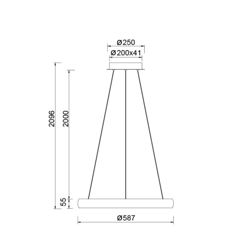 Подвесная люстра Mantra Flats 9430 изображение в интернет-магазине Cramer Light фото 6