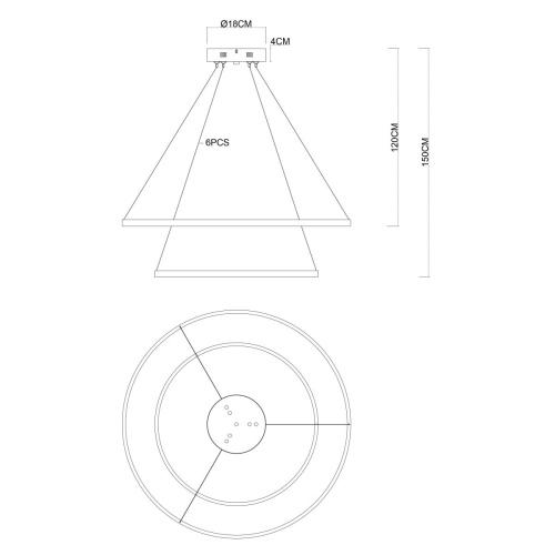 Потолочная чаша Favourite Canopy 4591-180-6GD изображение в интернет-магазине Cramer Light фото 5