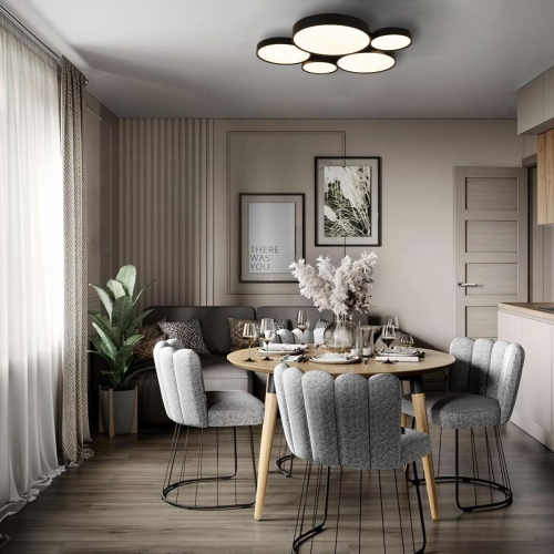 Потолочный светильник Loft IT Drum 10218 Black изображение в интернет-магазине Cramer Light фото 6