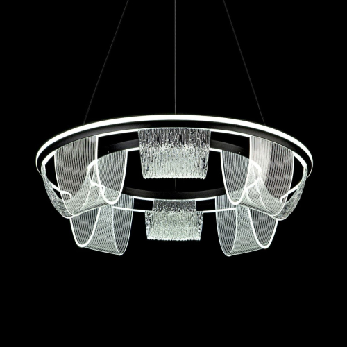 Подвесная люстра LED4U L7706-630 BK изображение в интернет-магазине Cramer Light фото 3