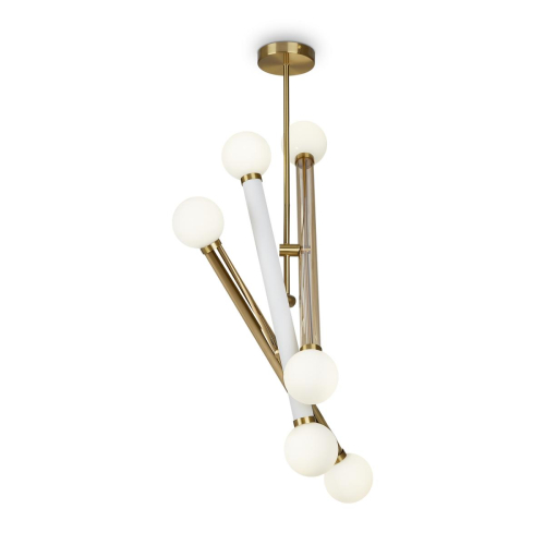 Люстра на штанге Freya Cross FR5381PL-06G изображение в интернет-магазине Cramer Light фото 7