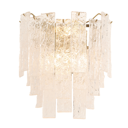Настенный светильник Crystal Lux RICARDO AP3 BRASS изображение в интернет-магазине Cramer Light фото 3