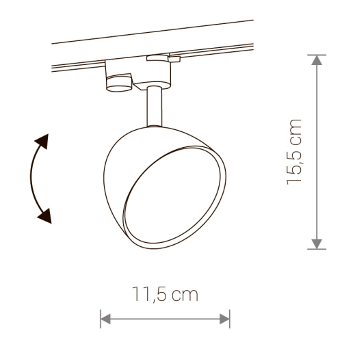 Трековый светильник Nowodvorski Profile Vespa 8824 изображение в интернет-магазине Cramer Light фото 2