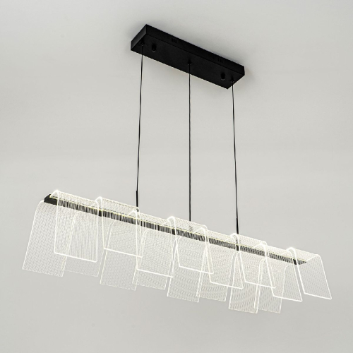 Подвесная люстра LED4U L7709-970 BK изображение в интернет-магазине Cramer Light фото 4