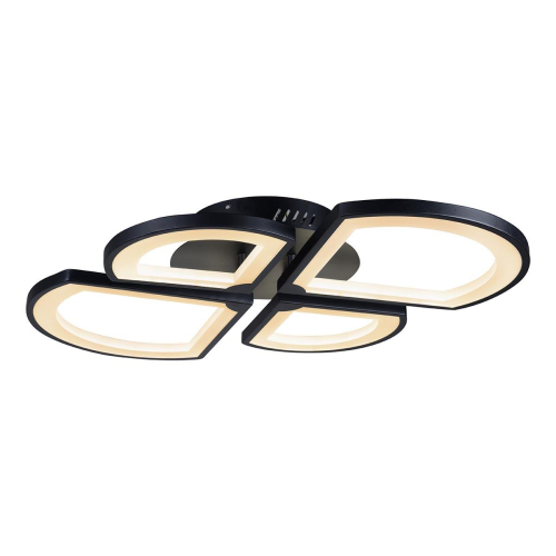 Потолочная светодиодная люстра iLedex River X024-4 BK изображение в интернет-магазине Cramer Light фото 4