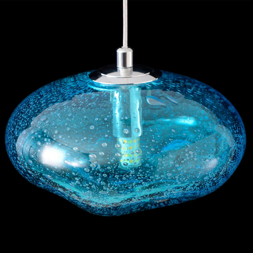 Подвесной светильник Crystal Lux FORMLESS SP1 BLUE изображение в интернет-магазине Cramer Light фото 4