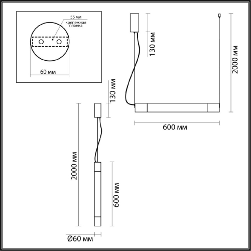 Подвесной светильник Odeon Light Marbella 6686/15L изображение в интернет-магазине Cramer Light фото 6