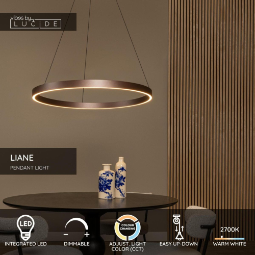 Подвесной светильник Lucide Liane 46404/80/97 изображение в интернет-магазине Cramer Light фото 3