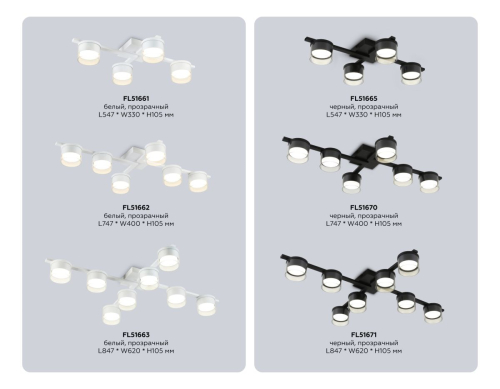 Потолочный светильник Ambrella Light Comfort FL51663 изображение в интернет-магазине Cramer Light фото 6