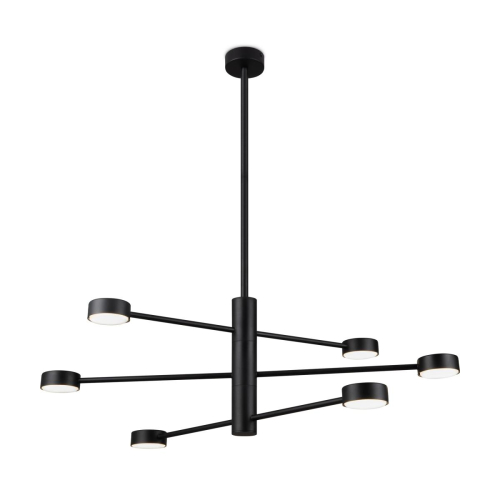 Люстра на штанге Freya Tactic FR5363CL-06B изображение в интернет-магазине Cramer Light фото 2