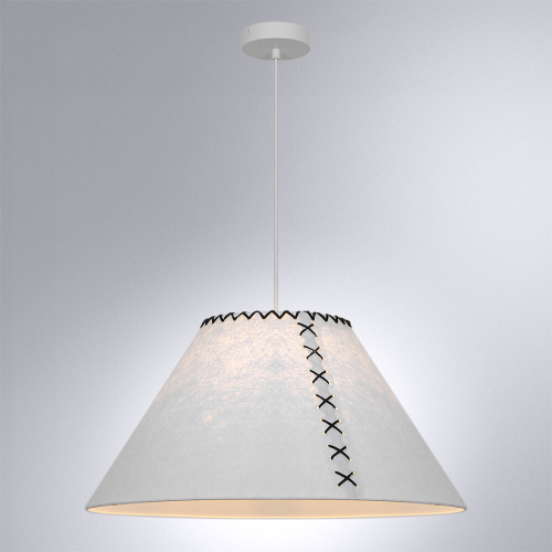 Подвесной светильник Arte Lamp Fleece A7092SP-1WH изображение в интернет-магазине Cramer Light фото 2