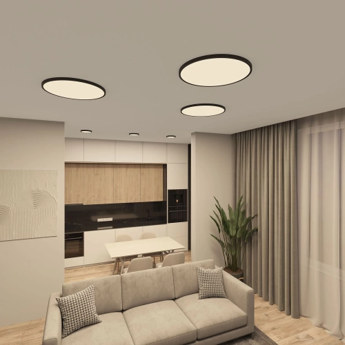 Потолочный светильник Denkirs Thin DK6520-BK изображение в интернет-магазине Cramer Light фото 5