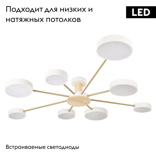 Потолочная люстра Loft IT Sunrise 10316/8 White изображение в интернет-магазине Cramer Light фото 2