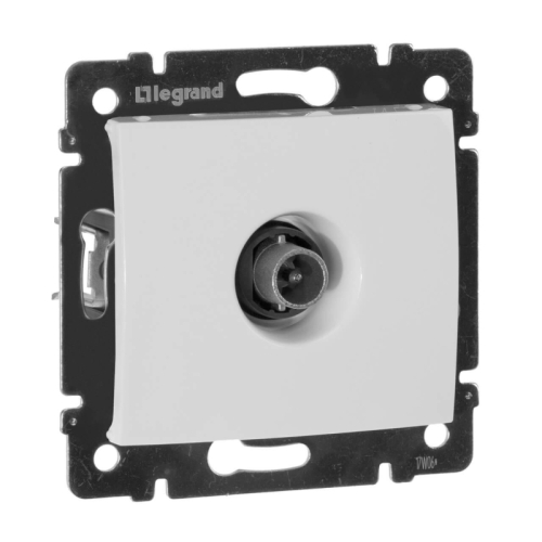 Розетка TV оконечная Legrand Valena белая 774430 дополнительное фото