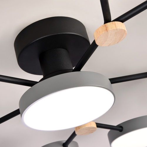 Потолочная люстра LED4U L3201-700 GR изображение в интернет-магазине Cramer Light фото 5