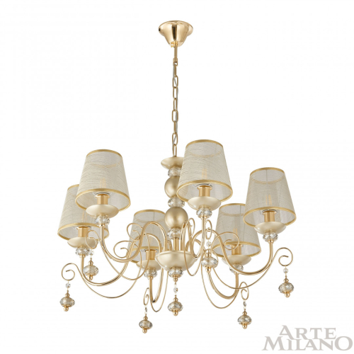 Подвесная люстра Arte Milano 347620/6 FGD изображение в интернет-магазине Cramer Light фото 4