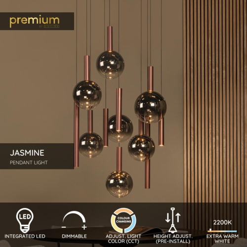 Каскадная люстра Lucide Jasmine 74420/12/65 изображение в интернет-магазине Cramer Light фото 3