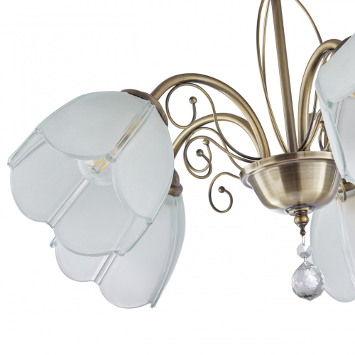 Подвесная люстра Arte Milano 332656/5 AB изображение в интернет-магазине Cramer Light фото 7