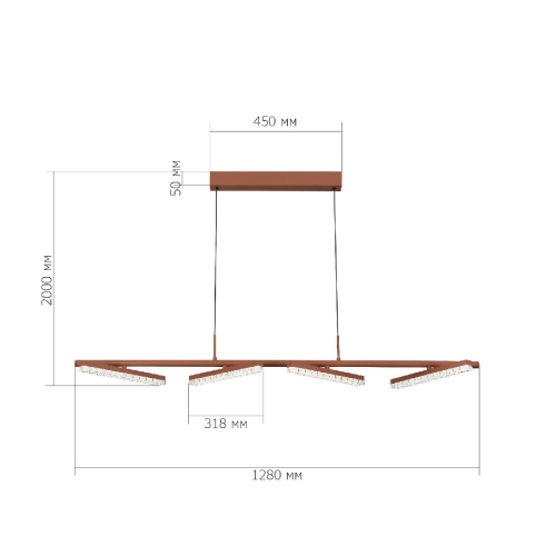 Подвесная люстра ST Luce Euclidics SL1018.603.04 изображение в интернет-магазине Cramer Light фото 7