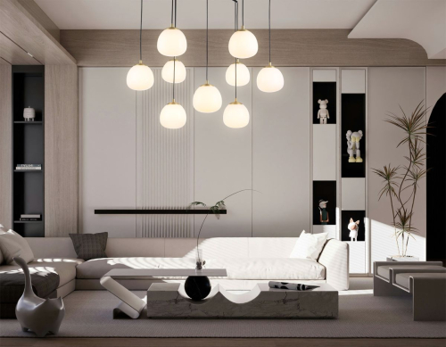 Каскадная люстра Ambrella Light High Light Modern LH51001 изображение в интернет-магазине Cramer Light фото 6