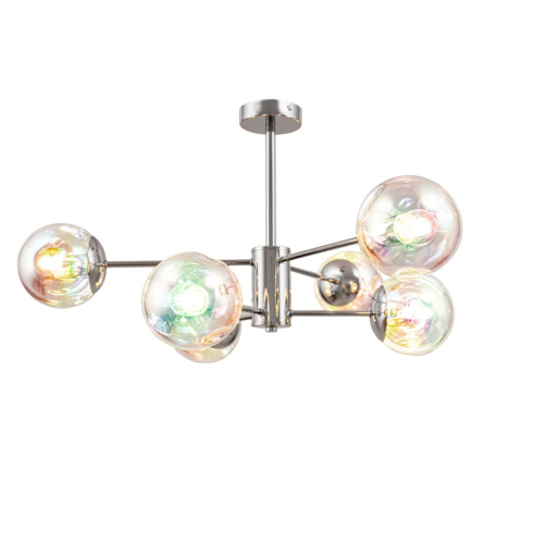 Люстра на штанге Freya Hubble FR5223PL-06CH изображение в интернет-магазине Cramer Light фото 6