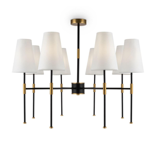 Люстра на штанге Freya Tida FR5196PL-08BBS изображение в интернет-магазине Cramer Light