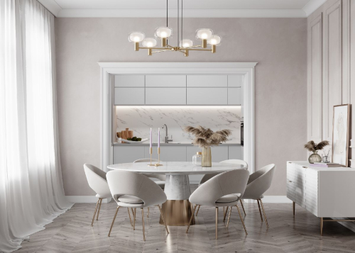 Подвесная люстра Maytoni Vision MOD411PL-06G изображение в интернет-магазине Cramer Light фото 8