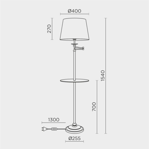 Торшер Modemodern MD.8024.01FL изображение в интернет-магазине Cramer Light фото 5